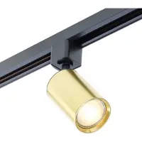 Qub Focus III - Losse Railspot 1-Fase – Goud – GU10 – Geschikt voor Railverlichting sets