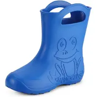 Ladeheid LA-CA-FrogWomen Dames Regenlaarzen - Rubber Laarzen - EVA - Kikker - Blauw - 38/39