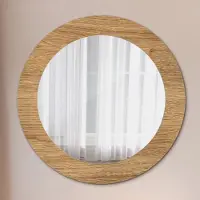 Coloray Bedrukte Spiegel - Tropische bladeren Spiegel Met Bedrukte Lijst - 60 cm - Groente Bedrukte Spiegel - Spiegel Met Bedrukte Lijst - Spiegel Met Decoratie - Spiegel Lijst Met Print
