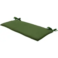 Madison bankkussen 110x48 - moss green recycled canvas