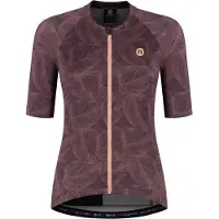 Rogelli Essential Graphic II Dames Fietsshirt - Korte mouw - Rood