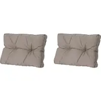 Madison florance zitkussen rib liver ca. 43x60 cm set van 2