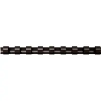 Fellowes Plastic bindruggen 16mm - zwart 25 stuks