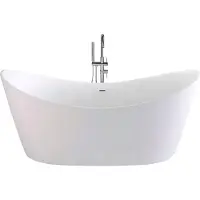 REA Ferrano - Vrijstaande Badkuip - Wit - 160Cm - 160X80X72Cm