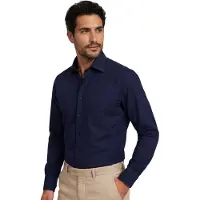 Casa Moda Overhemd navy Comfort Fit