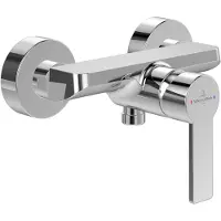 Villeroy & Boch douchearmatuur, serie Architectura, 218x130x137mm, chroom, 1 stuk.
