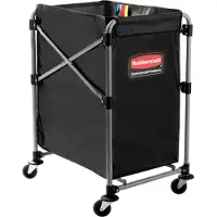 Rubbermaid X-Cart zak 150 l zwart