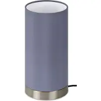 Trango Bedlamp 2018-09B *BROWNIE* Tafellamp met stoffen kap in bruin met 1x E14 lamphouder incl. 180cm voedingskabel met AAN/UIT-schakelaar , vensterbanklamp, Office tafellamp