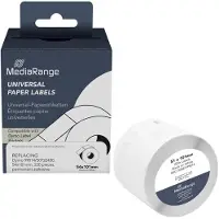 MediaRange Multi-purpose paper labels, for label printers using Dymo 99014/S0722430, permanent adhesive, 54x101mm, 220 pcs, blac - 3 stuks