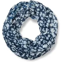 Tom Tailor Tunnelsjaal donkerblauw / offwhite
