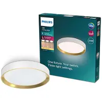Philips Plafondlamp Hanno - Wit, Messing - 38cm - 24w
