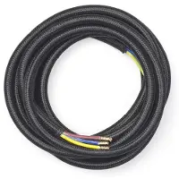 Bailey Textielsnoer zwart 3 x 0.75mm², 3 meter