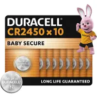 Duracell Specialty CR2450 lithium knoopcelbatterijen 3V 10 stuks
