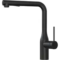 CECIPA MAX Keukenkraan met Uittrekbare Uitloop - Keukenmengkraan - Handdouche met 2 straalsoorten - Uittrekbaar - Flexibele Slang - Zwart