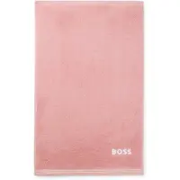 BOSS Katoenen gastenhanddoek met logostiksel als contrast