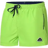 Ladeheid LA-ZA-SWS-1001 Heren Zwembroek - Zwemshorts - met zijzakken en achterzak - sneldrogend - met binnenslip van mesh - Koordsluiting - Polyester - Lichtgroen/Marineblauw - 5XL