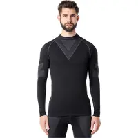 Ladeheid Thermoshirt - Thermo ondergoed - Heren - Thermokleding - Longsleeve – Zwart/Grafiet – M – LA-LA40-MEN-Top
