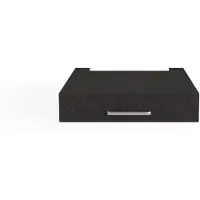 Wasophoogte Opbergkast - Bovenkast voor Wasmachine kast - Module F - 700(D)*665(B)*130(H) mm - Zwart