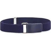 Ladeheid Kinderriem - Riem - Broekriem - Verstelbaar - Polyester - LA-TG-P15 - Dunkelblau - 8-15 Jahre