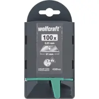 Wolfcraft Professionele trapeziummessen | 0,65 x 61mm | 100 stuks - 4309000