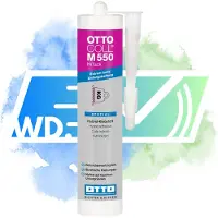 Otto Chemie Ottocoll M550 HiTack hybride lijm - 310 ml koker - wit - extreem hoge aanvangshechting