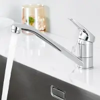 CECIPA MAX Keuken Kraan - Design Keukenkraan - 360° draaibare Mengkraan - Ééngreeps bediening - RVS - Chroom