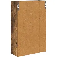 vidaXL Badkamer wandkast Gerookte Eik 40 x 16 x 62,5 cm