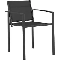 vidaXL Tuinstoelen 2 pcs Zwart en Anthraciet 53,5 x 59 x 77 cm