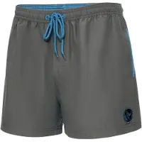 Ladeheid LA-LA40-199-SWS Heren Zwembroek - Zwemshorts - met zijzakken en achterzak - sneldrogend - met binnenslip van mesh - Koordsluiting - Polyester - Grijs – 3XL