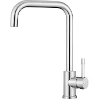 CECIPA MAX Keukenkraan Zilver - Keukenmengkraan - 360° draaibare keukenkraan - Handdouche - Flexibele Slang