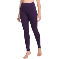 Ladeheid LA-LA40-133-LE Dames Leggings - Sport - Vrijetijdsbroek - Lang - Katoen - Sporbroek - Yogabroek - Paars - M