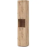 Vicco Luna Badkamerkast – 37 x 190 cm Eiken Wotan
