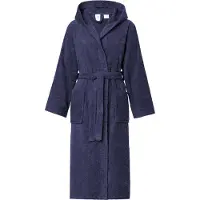 Ladeheid Dames met Capuchon - Wasmachine bestendig - 100% Katoen - Badstof - Donkerblauw – S - LA-LA40-225-DG