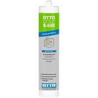 Otto Chemie Ottocoll S495 siliconenlijm - 310 ml koker - wit - voor wandpanelen op diverse ondergronden