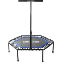 Gorilla Sports Fitness Trampoline Blauw