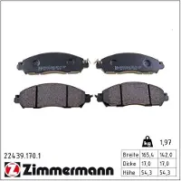 ZIMMERMANN 22439.170.1 Remblokken
