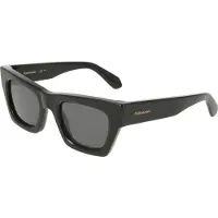 Ferragamo Zonnebril - - SF2105S - Acetaat - Zwart - 50/23/145