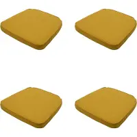Madison wickerkussen 48x48 - beige recycled canvas 4 stuks