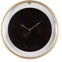 Clayre & Eef Wandklok Ø 60 cm goudkleurig ijzer glas muurklok