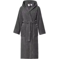 Ladeheid Dames met Capuchon - Wasmachine bestendig - 100% Katoen - Badstof - Grafiet – M - LA-LA40-225-DG