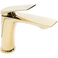 REA Avalon Laag - Wastafelkraan - Gouden - 17,5 X 17,5 X 16 Cm