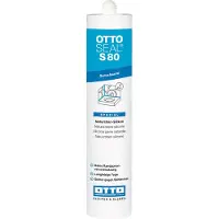 Otto Chemie Ottoseal S80 natuursteenkit alkoxy - 310 ml koker - antraciet - voor marmer en natuursteen
