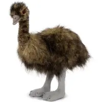 Semo Pluche emoe/struisvogel knuffel - 38 cm - Loopvogel dierenknuffels - knuffeldieren - voor kinderen