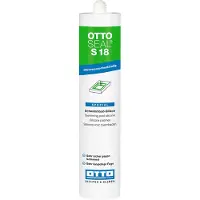 Otto-Chemie Ottoseal S18 siliconenkit zwembad - 310 ml koker - transparant - voor afdichting zwembaden sauna