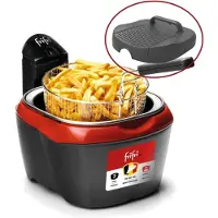 Frifri Initiation Duofil F918 RR2 Frituurpan 3L | 3200W | DUOFIL Anti-Geur-Vet Filter | Kunststof Behuizing | Zwart | Koude Zone