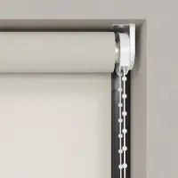 Dutchblinds Rolgordijn - lichtdoorlatend - Parel Wit - 190x190cm - Raamdecoratie op maat