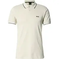 Boss green Shirt 'Paul' crème / zwart / wit