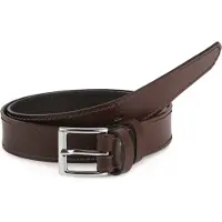 Ladeheid Kinderriem – Riem - Jongens - Broekriem - Verstelbaar - Leer – Bruin-2 – 70 cm LA-EL-KIDS