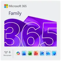 Microsoft 365 Family aanbieding | jaarlicentie | allernieuwste versie | 6 gebruikers - 30 installaties