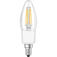 Ledvance Klassieke gloeikaars met WiFi-technologie, 4W, Warm wit, E14, set van 1
